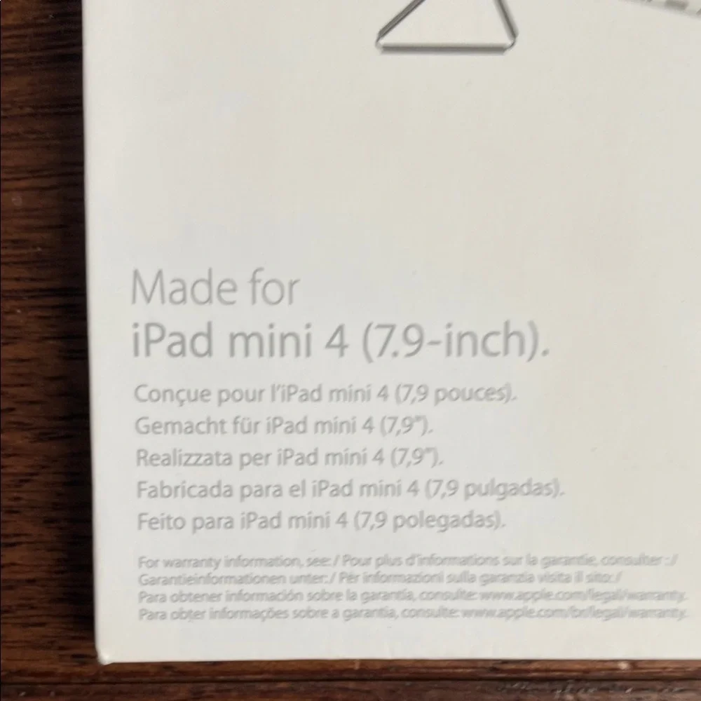 Apple Blue Tablet Cover with Tri-Fold Design and Smooth Finish
